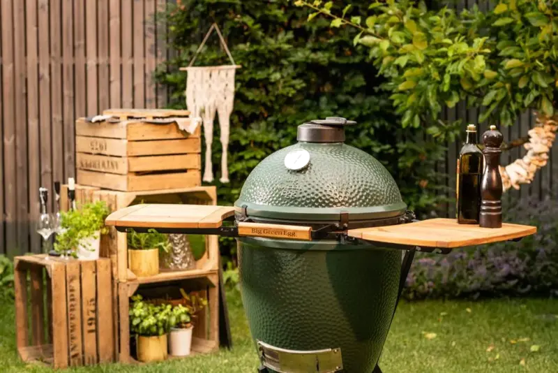 BIG GREEN EGG LARGE СЪС СТОЙКА И МАСИЧКИ - Image 5
